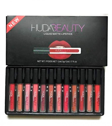 Huda Beauty 12pcs lipgloss