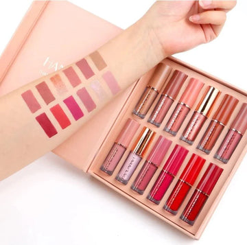 12 Colors Handaiyan Matte Liquid Lipstick Set