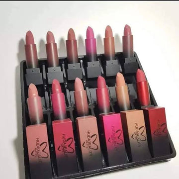 Huda Matte  12 Pcs Bullet Lipstick Set