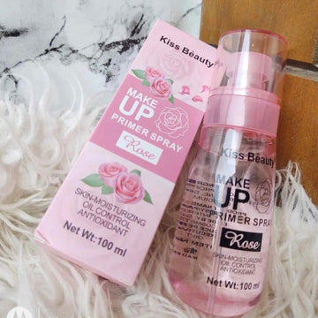 kiss beauty rose makeup primer spray 100ml